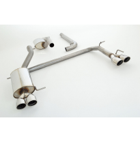 Sistema De Catback De 63,5 Mm Con Salida De Escape Izquierdo Y Derecho Friedrich Vw Passat Cc  Desde Año: 2008 (2wd)  1.4l Tsi 1