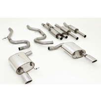 Sistema De Catback De 2x55 Mm Con Salida De Escape Izquierdo Y Derecho Friedrich Vw Cc  Desde Año: 2012-2016 4motion  3.6l V6 Fs