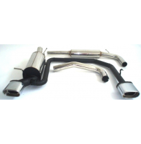 Sistema De Catback De 63,5 Mm Con Salida De Escape Izquierdo Y Derecho Friedrich Vw Polo 9n3 Gti  Desde Año: 04/2005 Hatchback