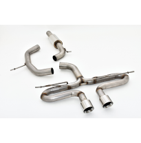 Catback-System De 76 Mm Con Salida De Escape Izquierdo Y Derecho Friedrich Vw Golf V  Año: 2003-2008 2wd  1.4l 16v 55/59kw / 1.4