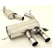 Sistema De Catback De 76 Mm W. Tubo De Escape Izquierdo Y Derecho Con Control De Solapa Friedrich Vw Golf V R32  Desde Año: 2005