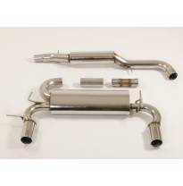 Catback-System De 76 Mm Con Salida De Escape Izquierdo Y Derecho Friedrich Vw Golf Iv  Año: 2002-2003 R32  3.2l V6 177kw