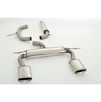 Catback-System De 76 Mm Con Salida De Escape Izquierdo Y Derecho Friedrich Vw Eos  Desde Año: 2006 2wd  1.4l Tsi 90/118kw / 2.0l