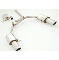 Sistema De Catback De 63,5 Mm Con Salida De Escape Izquierdo Y Derecho Friedrich Vw Jetta 1km  Desde Año: 2005 2wd  1.2l Tsi 77k