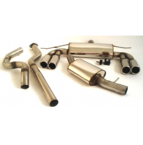 Sistema De Catback De 63,5 Mm Con Salida De Escape Izquierdo Y Derecho Friedrich Vw Tiguan 2wd  Año: 2007-01/2016  1.4l Tsi 90/1