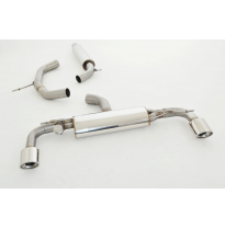 Sistema De Catback De 76 Mm Con Salida De Escape Izquierdo Y Derecho Con Control De Solapa Friedrich Vw Scirocco Iii R  Desde Añ