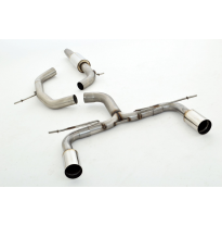 Catback-System De 76 Mm Con Salida De Escape Izquierdo Y Derecho Friedrich Vw Scirocco Iii  Año: 2008-04/2014  1.4l Tsi 90/118kw