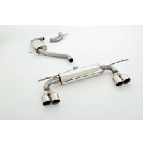 Sistema De Catback De 63,5 Mm Con Salida De Escape Izquierdo Y Derecho Friedrich Vw Scirocco Iii  Año: 2008-04/2014  1.4l Tsi 90