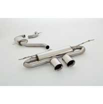 Sistema De Catback De 63,5 Mm Con Salida De Escape Izquierdo Y Derecho Friedrich Vw Golf Vi  Año: 10/2008-2012 2wd  1.4l 59kw /