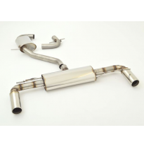 Sistema De Catback De 63,5 Mm Con Salida De Escape Izquierdo Y Derecho Friedrich Vw Golf Vi  Año: 10/2008-2012 2wd  1.2l Tsi 63/