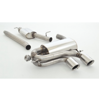 Sistema De Catback De 76 Mm W. Tubo De Escape Izquierdo Y Derecho Con Control De Solapa Friedrich Vw Golf Vi R Awd  Desde Año: 2