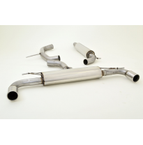 Catback-System De 76 Mm Con Salida De Escape Izquierdo Y Derecho Friedrich Vw Golf Vi Gti Cabrio  Desde Año: 2015 2wd  2.0l Tsi