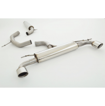 Catback-System De 76 Mm Con Salida De Escape Izquierdo Y Derecho Friedrich Vw Golf Vi R Cabrio  Año: 02/2013-2015 2wd  2.0l Tsi