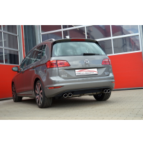 Catback-System De 76 Mm Con Salida De Escape Izquierdo Y Derecho Friedrich Vw Golf Vii Sportsvan  Desde Año: 02/2014 2wd  2.0l T