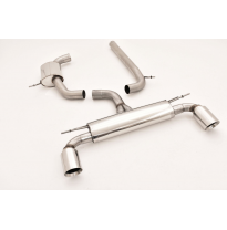 Catback-System De 76 Mm Con Salida De Escape Izquierdo Y Derecho Friedrich Vw Golf Vii Gti Clubsport  Año: 01/2016-02/2017 2wd