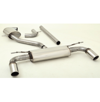 Sistema De Catback De 63,5 Mm Con Salida De Escape Izquierdo Y Derecho Friedrich Vw Golf Vii Sportsvan  Desde Año: 02/2014 2wd