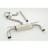 Sistema De Catback De 63,5 Mm Con Salida De Escape Izquierdo Y Derecho Friedrich Vw Golf Vii  Año: 08/2012-02/2017 2wd  1.4l Tsi