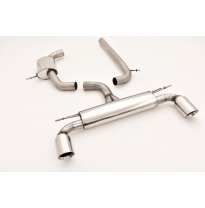 Catback-System De 76 Mm Con Salida De Escape Izquierdo Y Derecho Friedrich Vw Golf Vii Gti  Año: 2013-02/2017 2wd  2.0l Tsi 162/