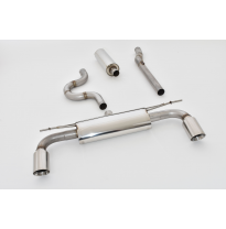 Sistema De Catback De 63,5 Mm Con Salida De Escape Izquierdo Y Derecho Friedrich Vw Golf Vii Gte  Año: 08/2014-02/2017 2wd  1.4l