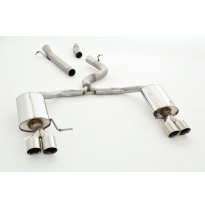 Catback-System De 76 Mm Con Salida De Escape Izquierdo Y Derecho Friedrich Vw Golf Vii Variant Alltrack  Desde Año: 01/2015 4mot