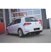 Sistema De Catback De 63,5 Mm Con Salida De Escape Izquierdo Y Derecho Friedrich Vw Golf Vii  Año: 03/2017- 2wd  1.6l Tdi 85kw