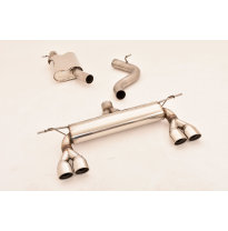 Catback-System De 76 Mm Con Salida De Escape Izquierdo Y Derecho Friedrich Vw T-Roc 4motion  Año: 11/2017-08/2018  2.0l Tsi 140k