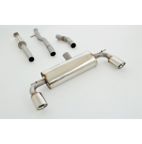 Catback-System De 76 Mm Con Salida De Escape Izquierdo Y Derecho Friedrich Mercedes W176 A-Klasse  Desde Año: 09/2015 A220 4mati