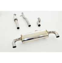 Catback-System De 76 Mm Con Salida De Escape Izquierdo Y Derecho Friedrich Mercedes W176 A-Klasse  Desde Año: 09/2015 A220 4mati