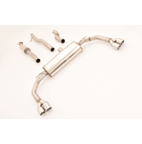 Catback-System De 76 Mm Con Salida De Escape Izquierdo Y Derecho Friedrich Mercedes C/X117 Cla-Klasse Coupe &amp; Shooting Brake  Añ