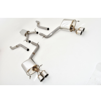 Sistema De Catback De 63,5 Mm Con Salida De Escape Izquierdo Y Derecho Friedrich Mercedes C207 E-Klasse Coupe 2wd  Año: 2009-08/