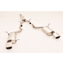 Catback-System De 76 Mm Con Salida De Escape Izquierdo Y Derecho Friedrich Mercedes R172 Slk  Año: 03/2011-04/2015  Slk 200 135k