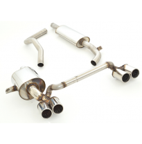 Sistema De Catback De 63,5 Mm Con Salida De Escape Izquierdo Y Derecho Friedrich Renault Megane Iii (Typ Z) Coupe  5-Puertas Inc