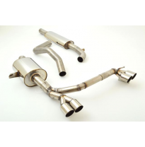 Catback-System De 76 Mm Con Salida De Escape Izquierdo Y Derecho Friedrich Renault Megane Iii Grandtour (Typ Z) Incluido Gt  Des