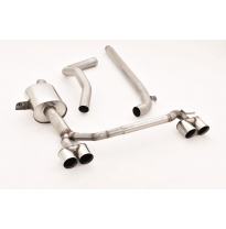 Catback-System De 76 Mm Con Salida De Escape Izquierdo Y Derecho Friedrich Renault Megane Iii Grandtour (Typ Z) Incluido Gt  Des