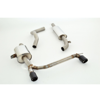 Catback-System De 76 Mm Con Salida De Escape Izquierdo Y Derecho Friedrich Renault Megane Iii (Typ Z) Cabrio (Cc) Incluido Gt  D