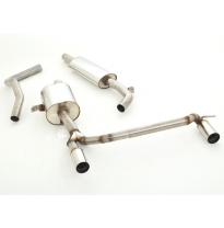 Sistema De Catback De 63,5 Mm Con Salida De Escape Izquierdo Y Derecho Friedrich Renault Megane Iii (Typ Z) Cabrio (Cc) Incluido