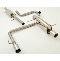 Sistema De Catback De 63,5 Mm Con Salida De Escape Izquierdo Y Derecho Friedrich Mazda 2 De/De1  Desde Año: 10/2007  1.3l 55/63k