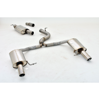 Catback-System De 76 Mm Con Salida De Escape Izquierdo Y Derecho Friedrich Seat Leon 5f St X-Perience  Desde Año: 10/2014 4drive