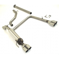 Sistema De Catback De 63,5 Mm Con Salida De Escape Izquierdo Y Derecho Friedrich Fiat Grande Punto &amp; Evo  Desde Año: 2006  1.2l