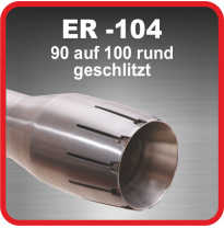 Cola De Escape De Acero Friedrich Er-104