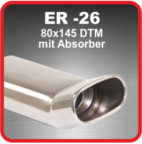 Cola De Escape De Acero Friedrich Er-26