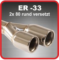 Cola De Escape De Acero Friedrich Er-33