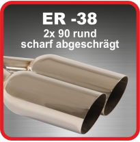 Cola De Escape De Acero Friedrich Er-38