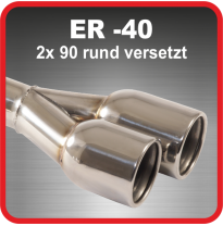 Cola De Escape De Acero Friedrich Er-40