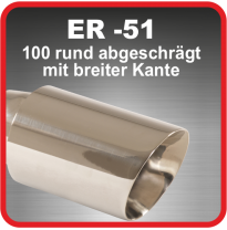 Cola De Escape De Acero Friedrich Er-51