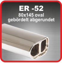 Cola De Escape De Acero Friedrich Er-52