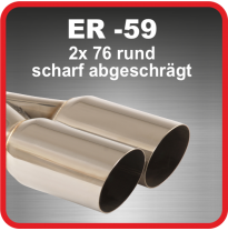 Cola De Escape De Acero Friedrich Er-59