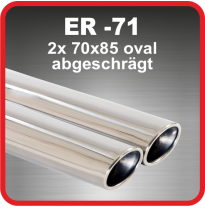 Cola De Escape De Acero Friedrich Er-71