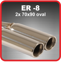 Cola De Escape De Acero Friedrich Er-8