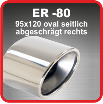 Cola De Escape De Acero Friedrich Er-80